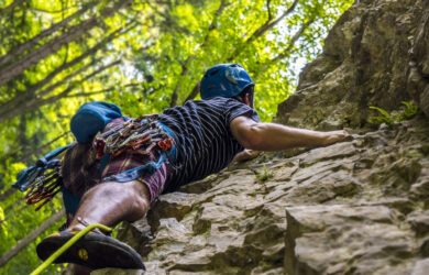 Rock climbing in Bansko